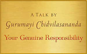 Your Genuine Responsibility